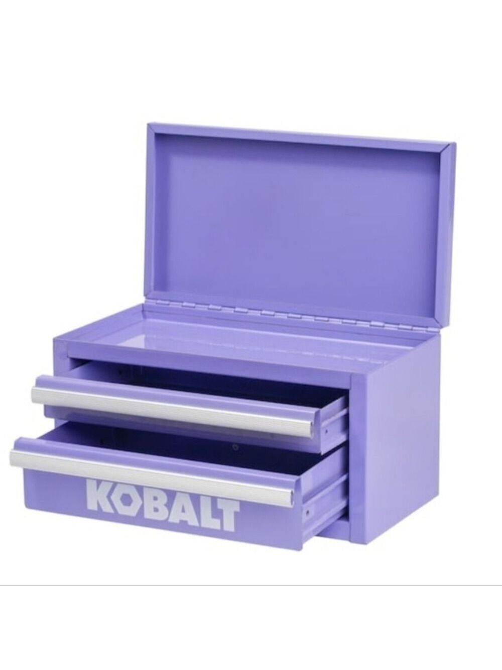 Purple Lavender Kobalt Mini Tool Box Craft Organizer NEW In Box